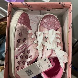 Juicy Couture Pink Glitter Sneakers